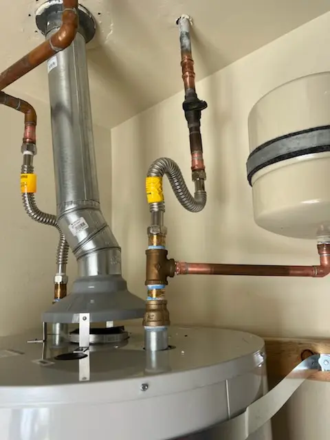 Water heater installation and plumbing repair in Purcell